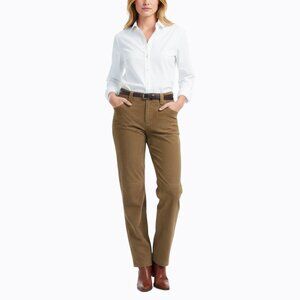Vtg Lauren Ralph Lauren Suede Pant 6/8 Camel Equestrian Cowgirl Western Preppy